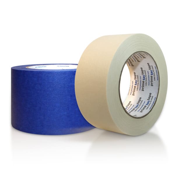 Primetac 605 2x110 TA Tan Hot Melt Carton Sealing Adhesive Tape 100 m Length 1.6 mil Thickness 48 mm Width Pack of 36